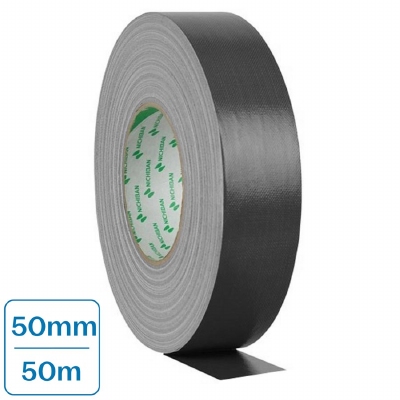 NICHIBAN GAFFA TAPE 50X50 ZWART