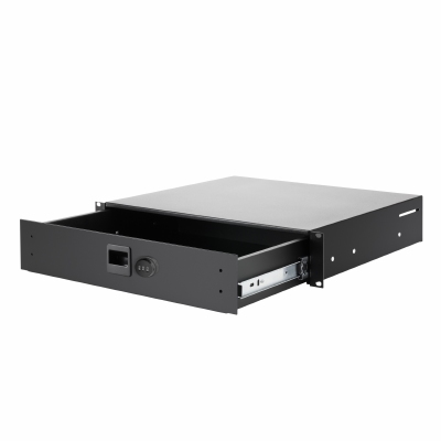 Adam Hall 19" Parts RACK DRAWER 02 ALU C-LOCK