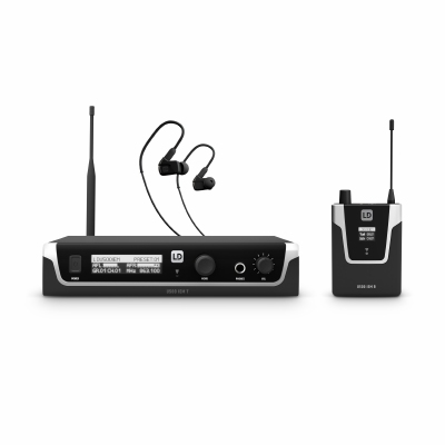 LD Systems U500 Series In-Ear Monitoring System met In-Ears