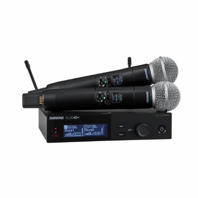 Shure SLXD+ Dual Handheld system (SM58)