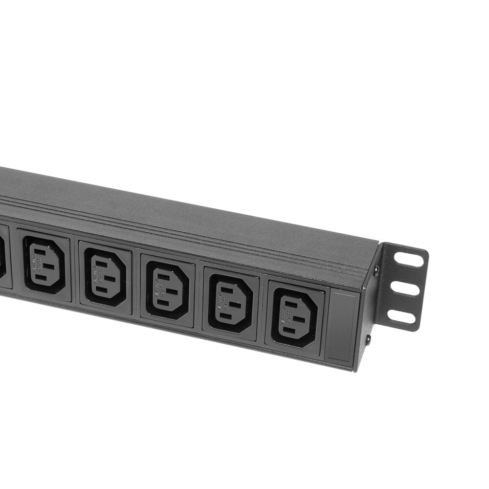 19" Stekkerblok 1U 10-voudig Euro C13