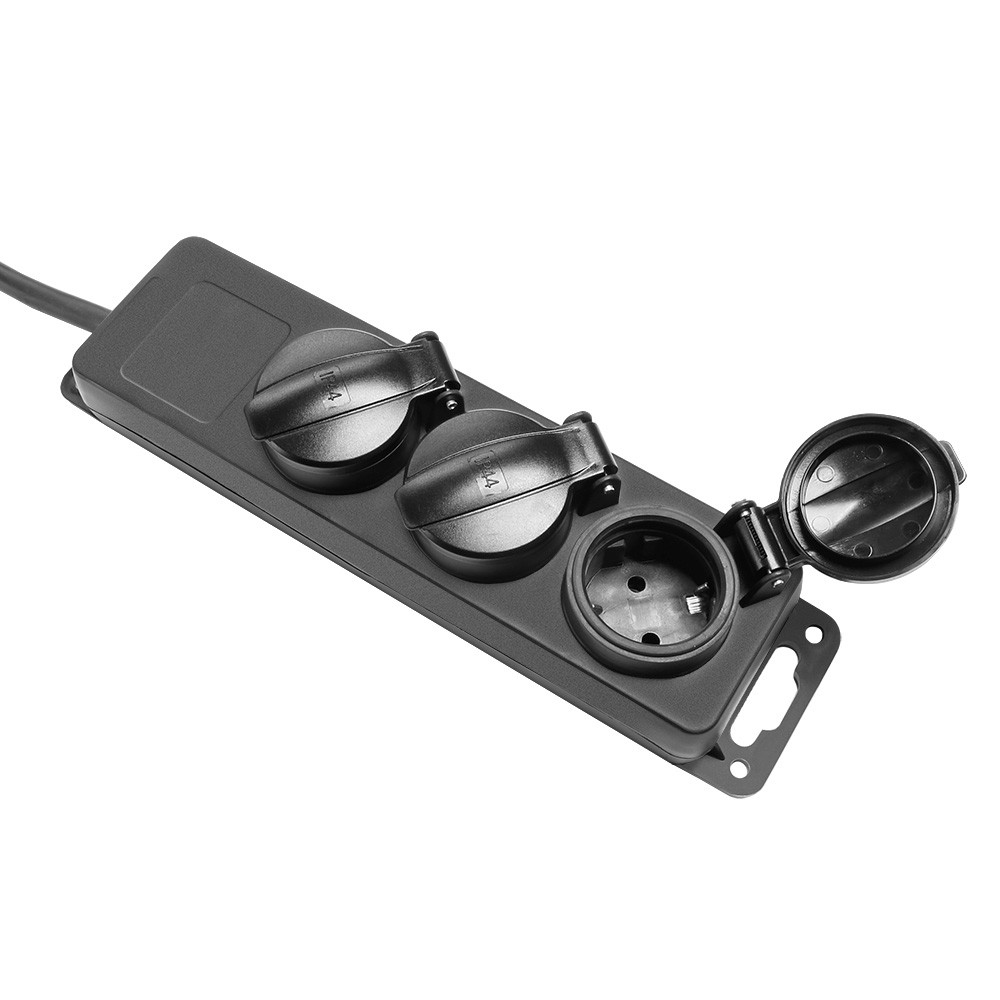 3-voudig Stekkerblok 3m IP44