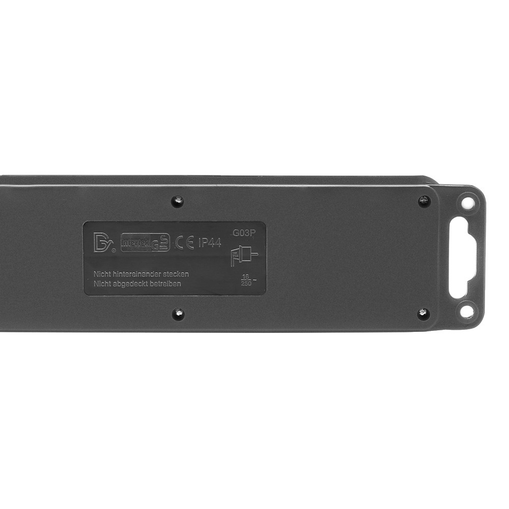 3-voudig Stekkerblok 3m IP44