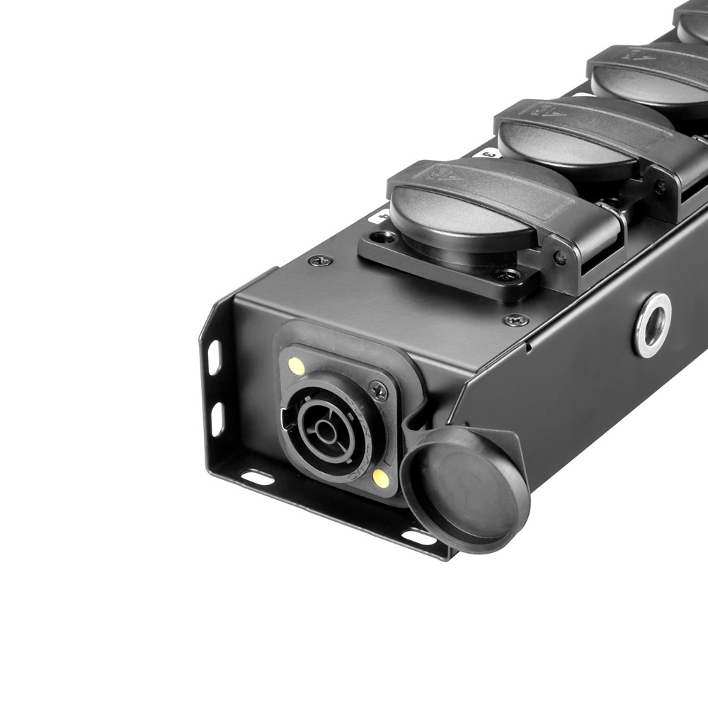 4-voudig Pro Stekkerblok PowerCON TRUE1 in