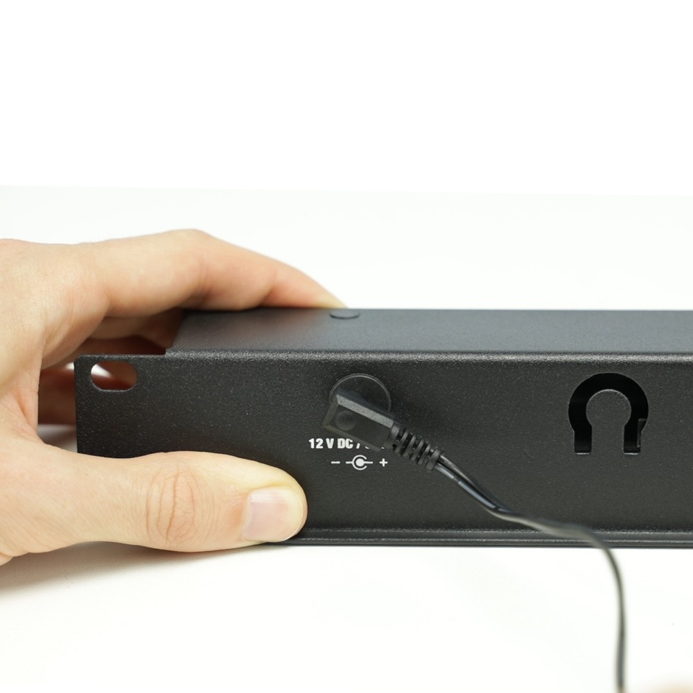 Adam Hall 19" 1U Rackverlichting LED Multicolor met bewegingsensor