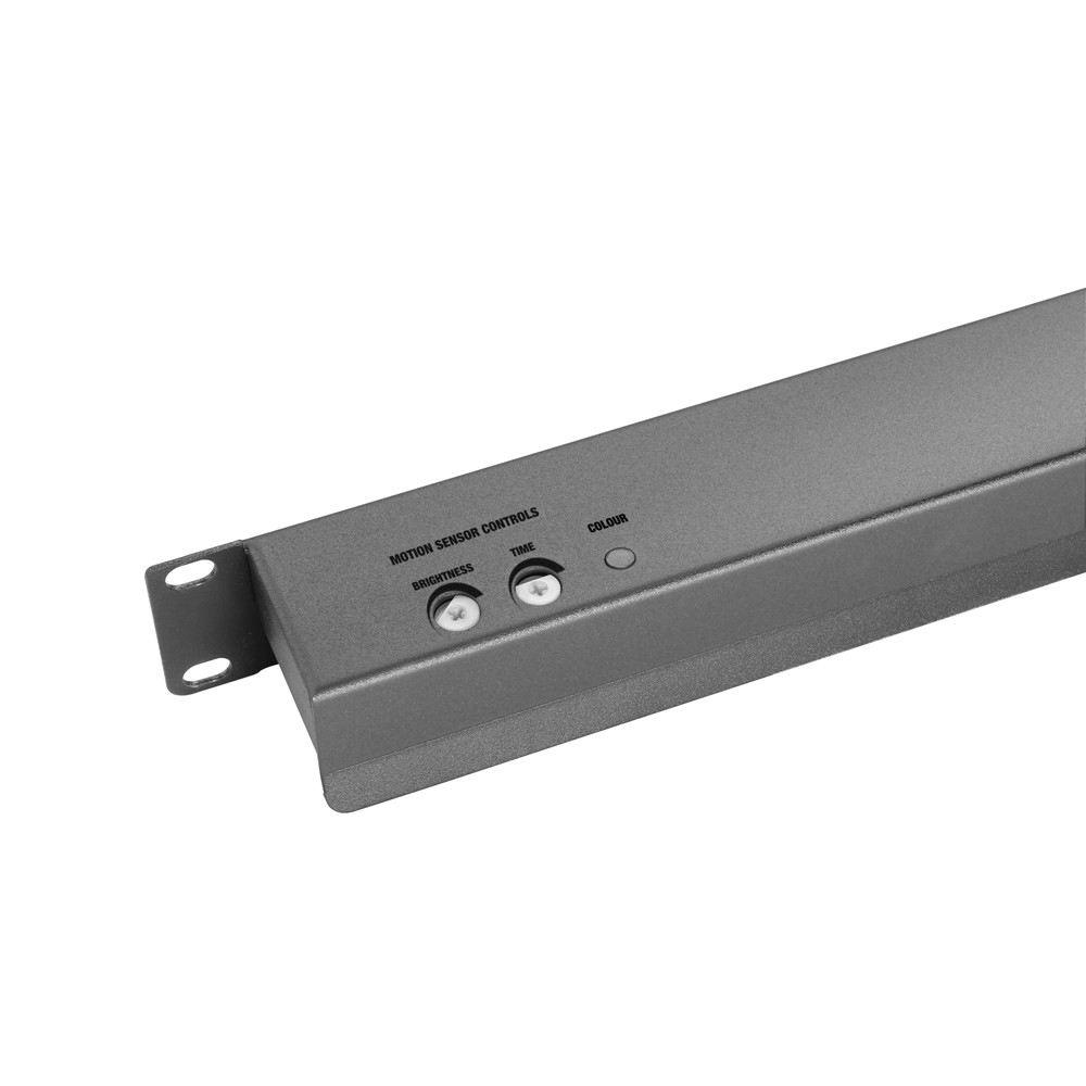 Adam Hall 19" 1U Rackverlichting LED Multicolor met bewegingsensor