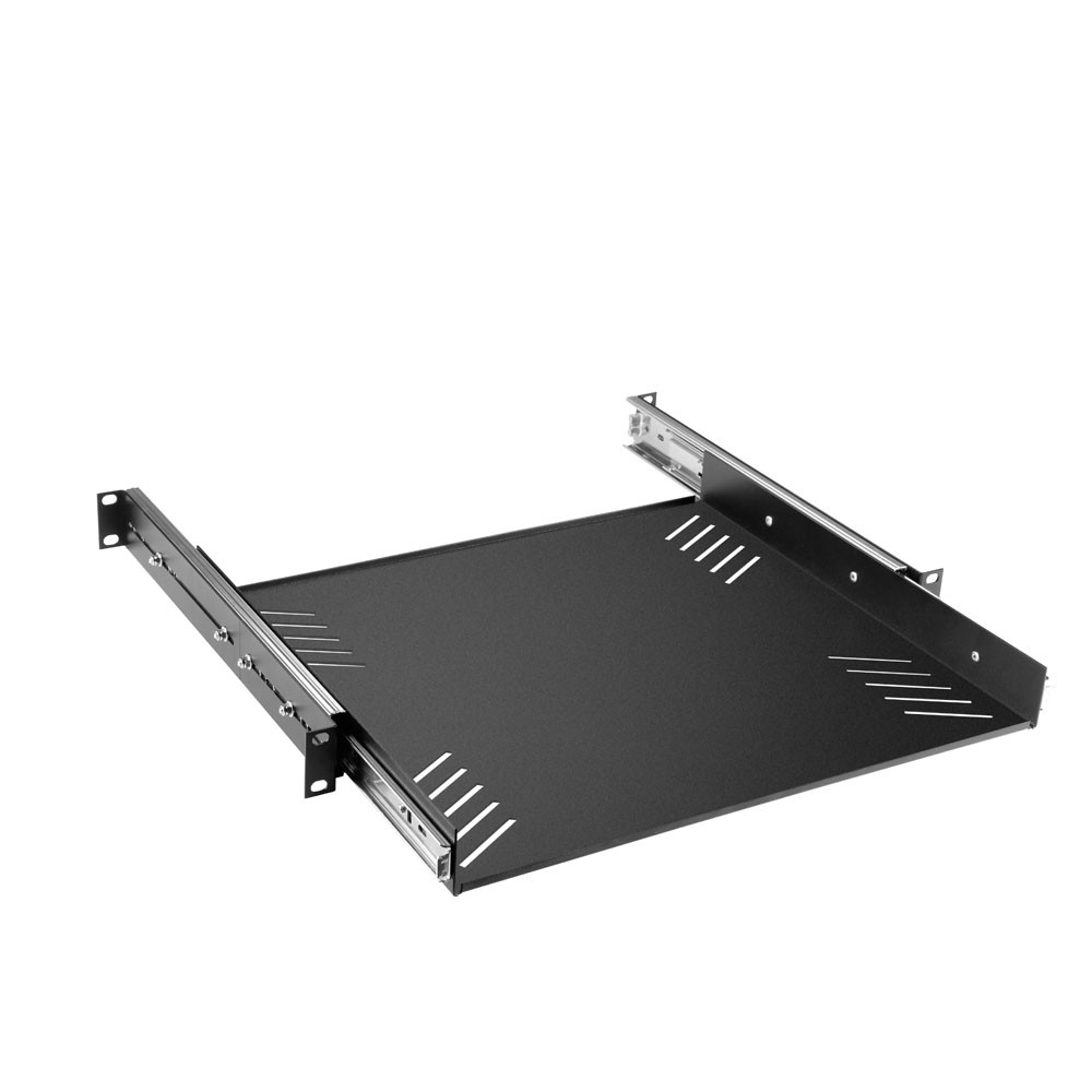 Adam Hall 19" 1U Tray met rails