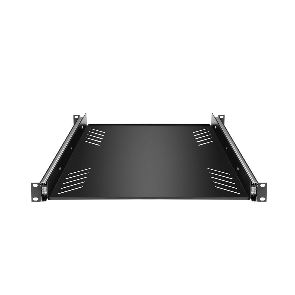 Adam Hall 19" 1U Tray met rails