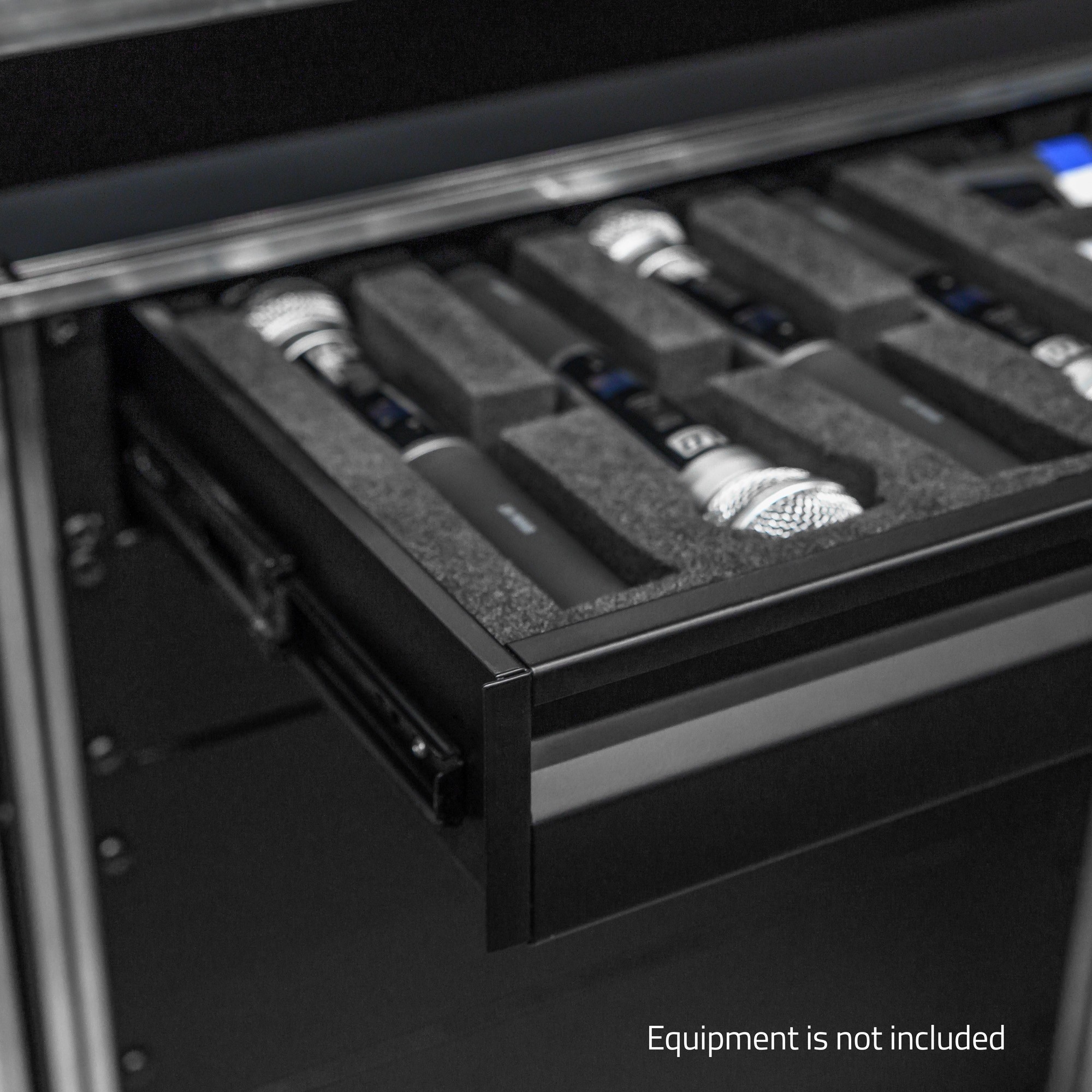 Adam Hall 19" 2U ERGO Racklade Staal