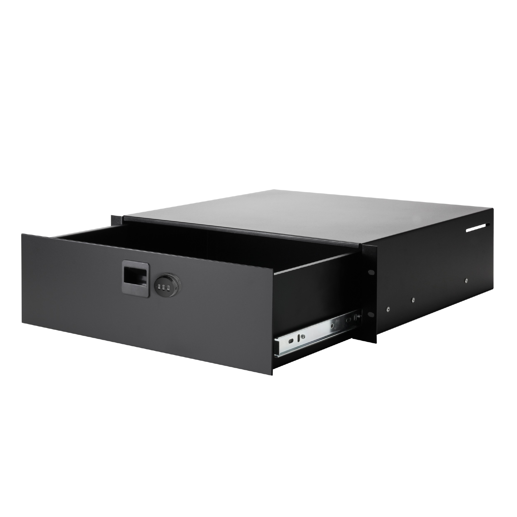 Adam Hall 19" 3U Racklade Staal met combinatie slot