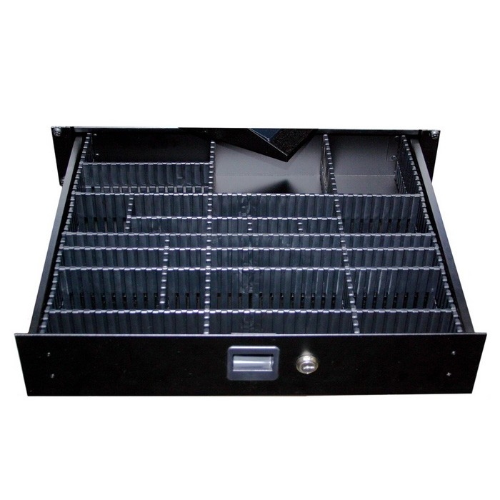 Adam Hall 19" Ladeverdeler voor diepe 2U Racklade