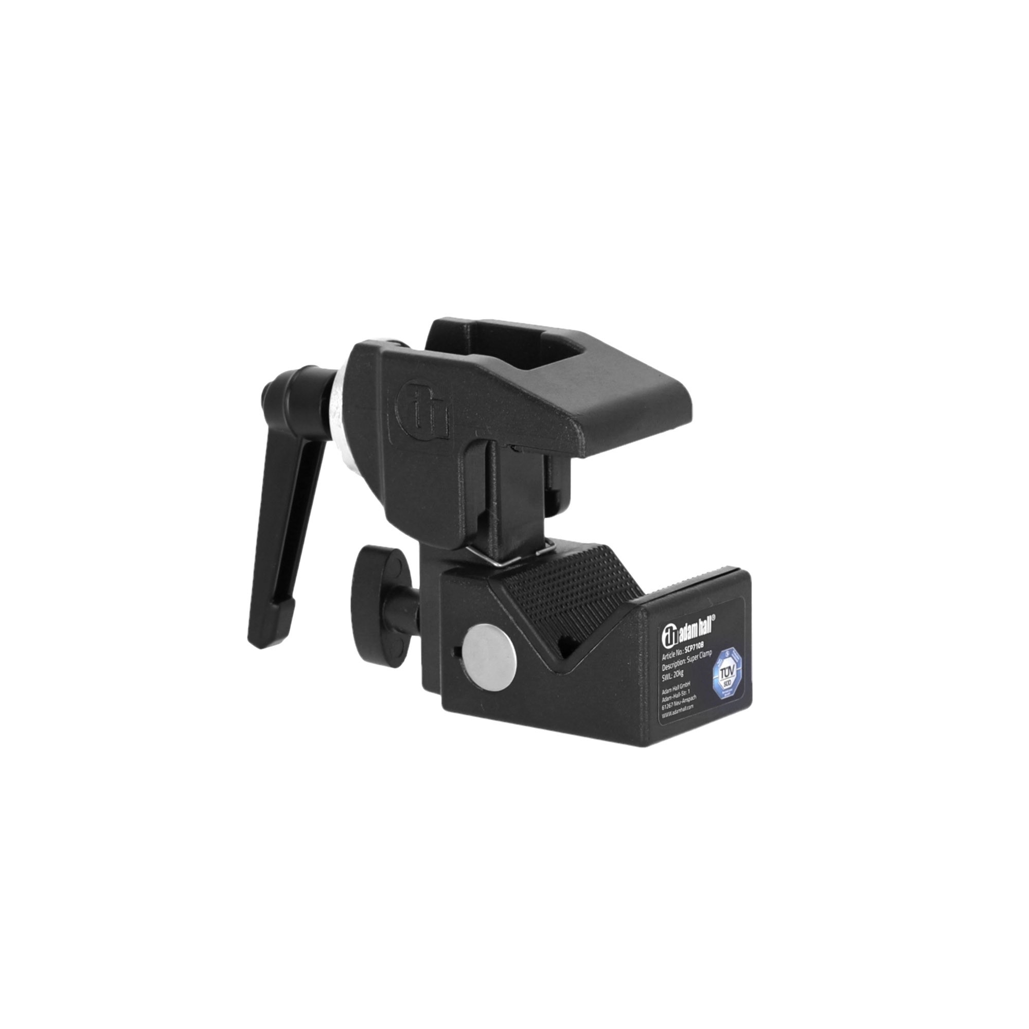 Adam Hall Universele klem met Toggle Black met Bout SS018