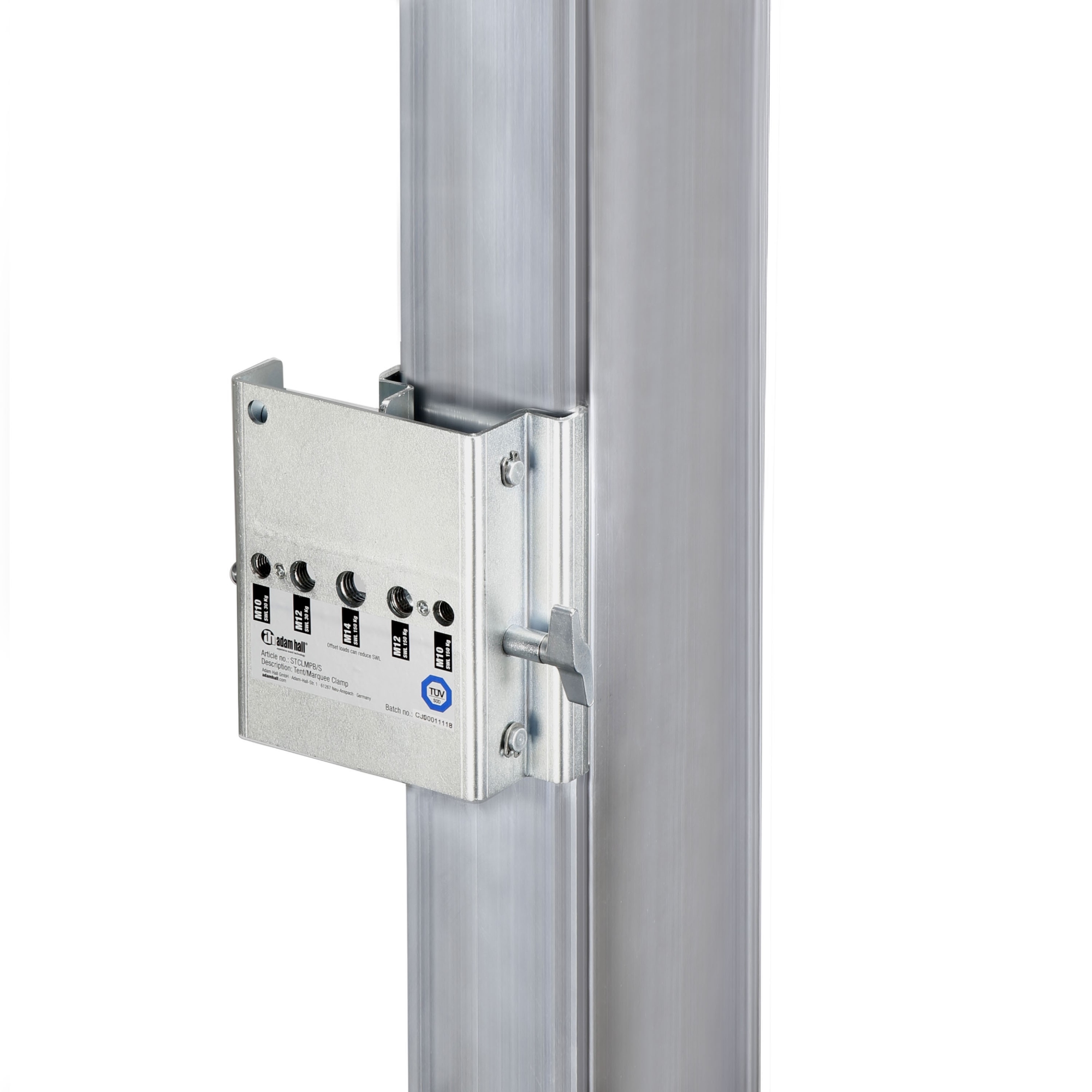 Adam Hall Universele Tentklem Zilver