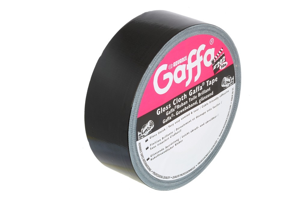 Advance Gaffa tape Zwart 50mm x 50m