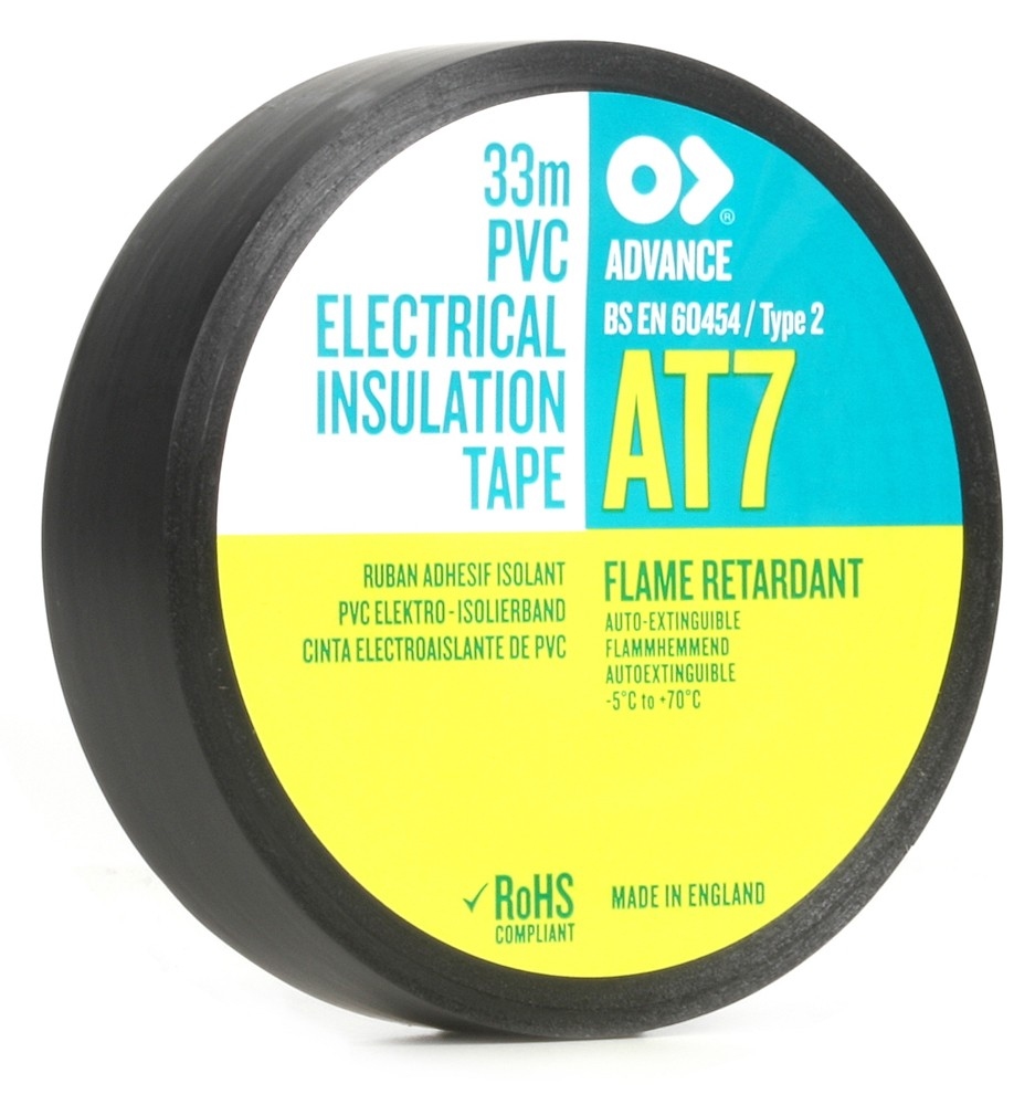 Advance Isolatie tape Zwart 19mm x 33m