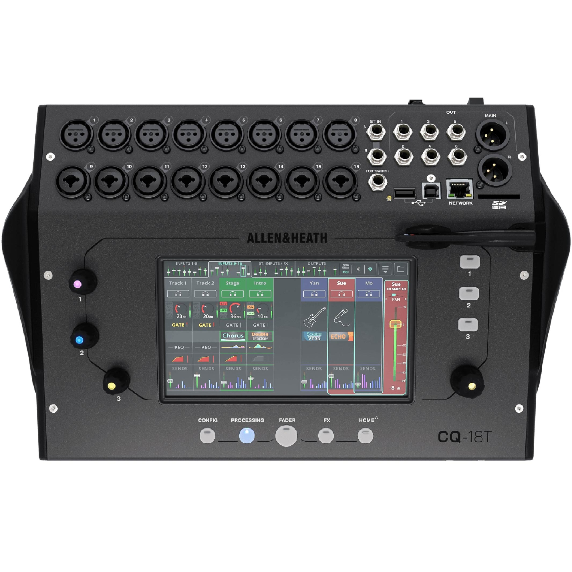 ALLEN & HEATH CQ-18T Ultra-Compact Mixer