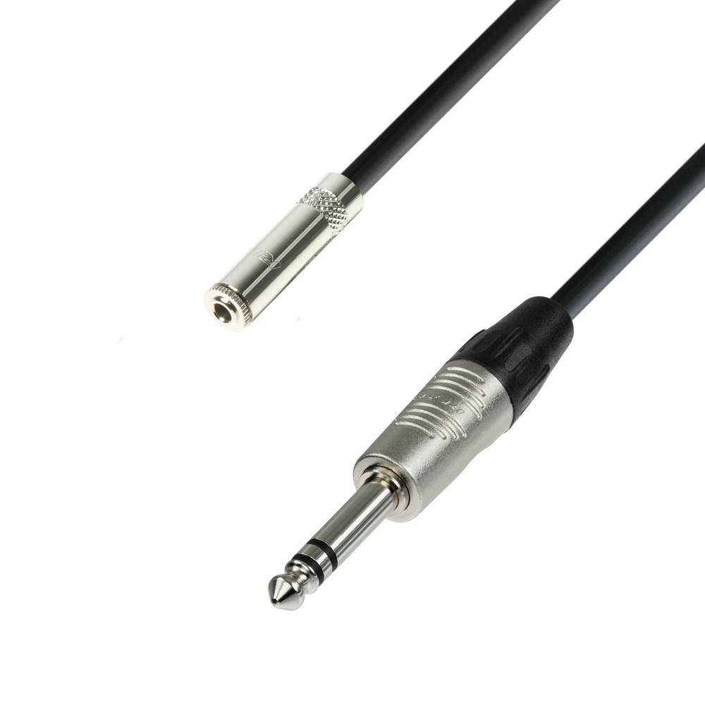 Audio kabel Jack TRS naar mini-jack female 3m
