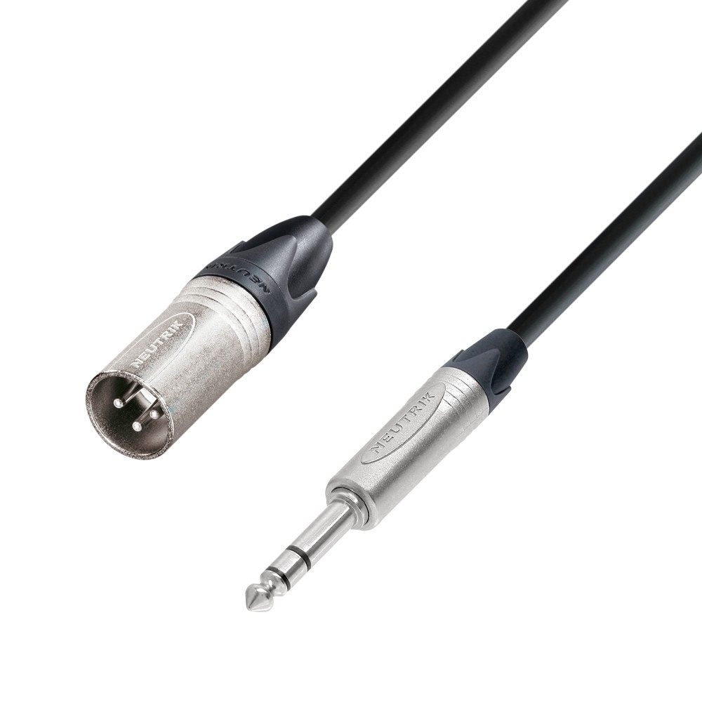 Audio kabel Neutrik XLR Male naar Jack TRS 5m