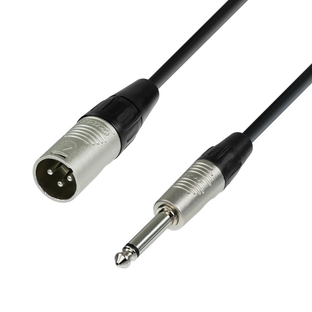 Audio kabel Rean XLR Male naar Jack TS 3m