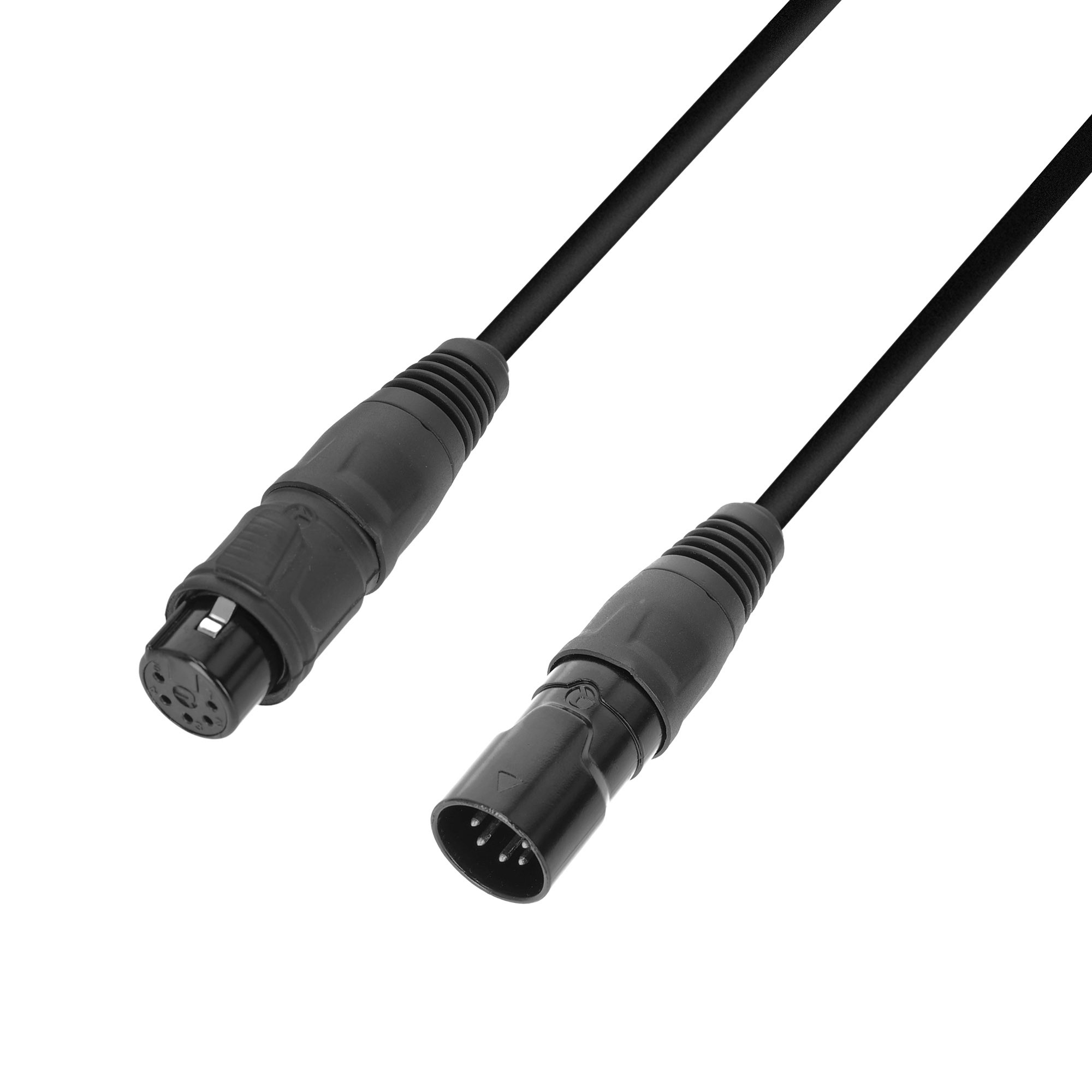 DMX Adapter kabel 3p female naar 5p male IP65 1.5m