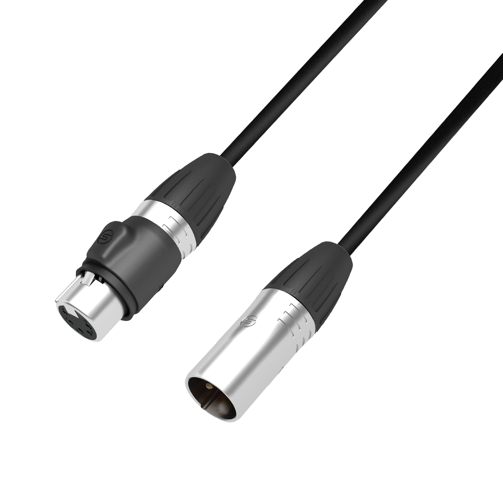 DMX Adapter kabel 5p female naar 3p male IP65 0.2m