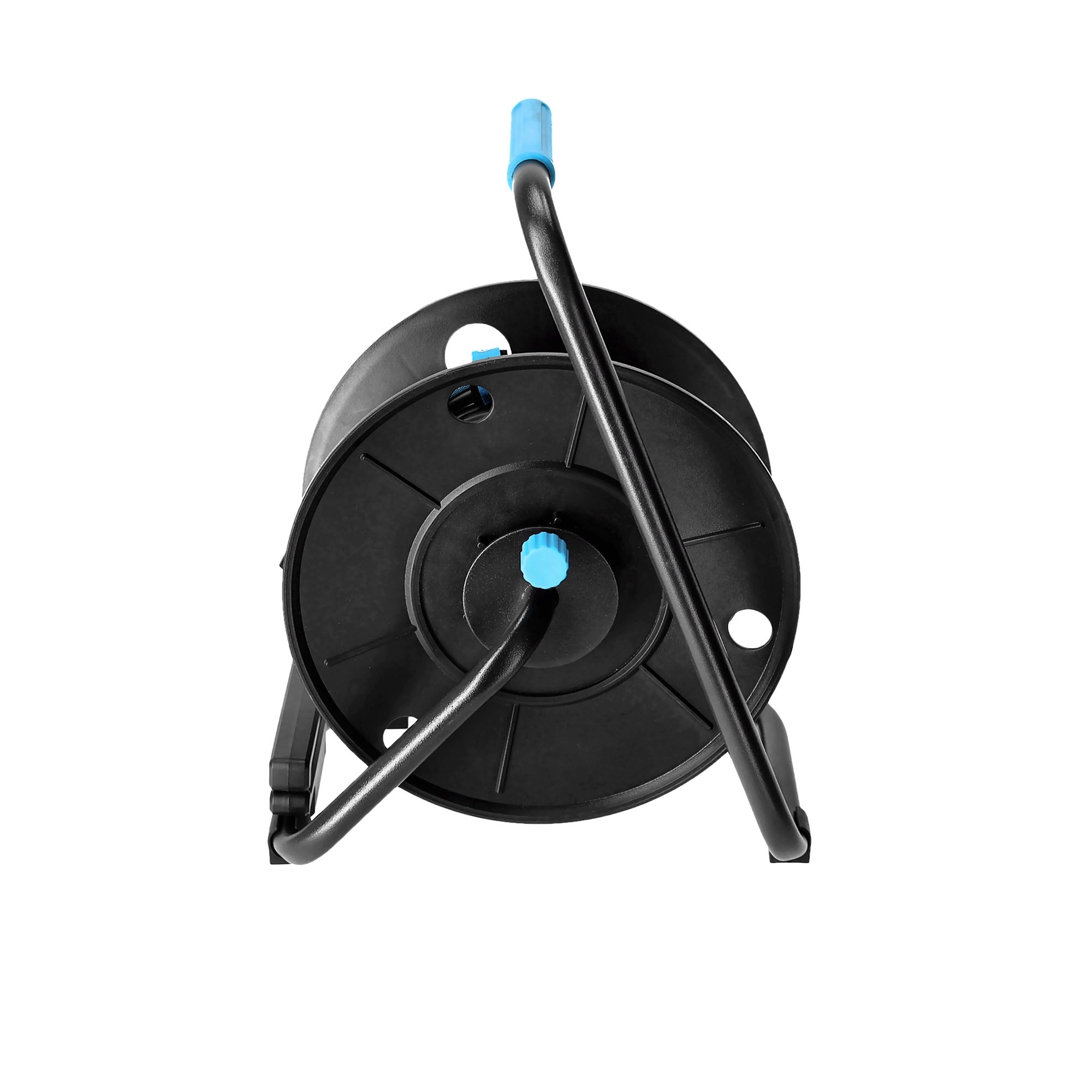 Haspel met 8-kanaals multicore XLR 3p (6 send & 2 return) kabel 15m