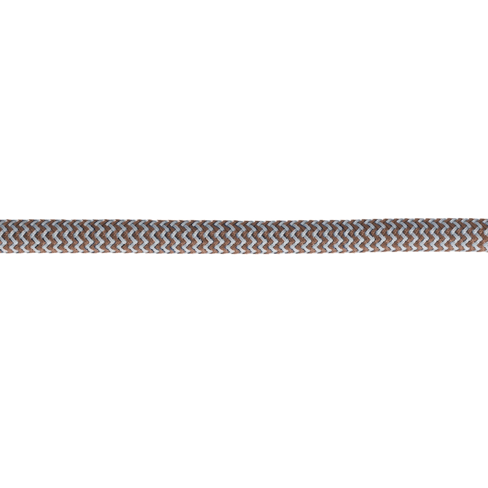 Instrumentkabel Nylon mantel bruin Jack TS 3m