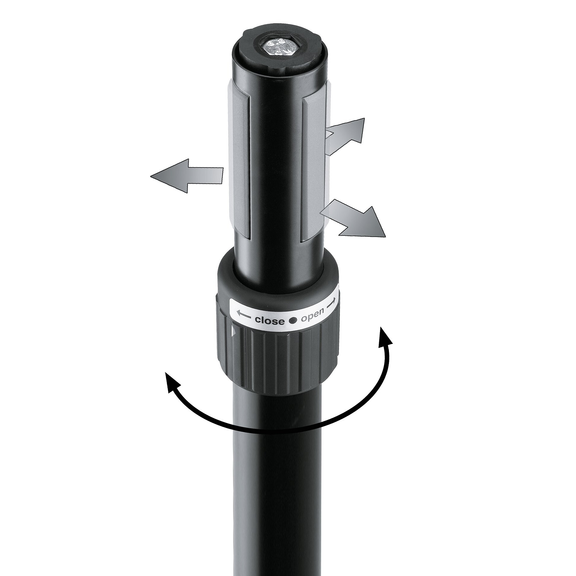 K&M M20 Tussenpaal met Ring Lock