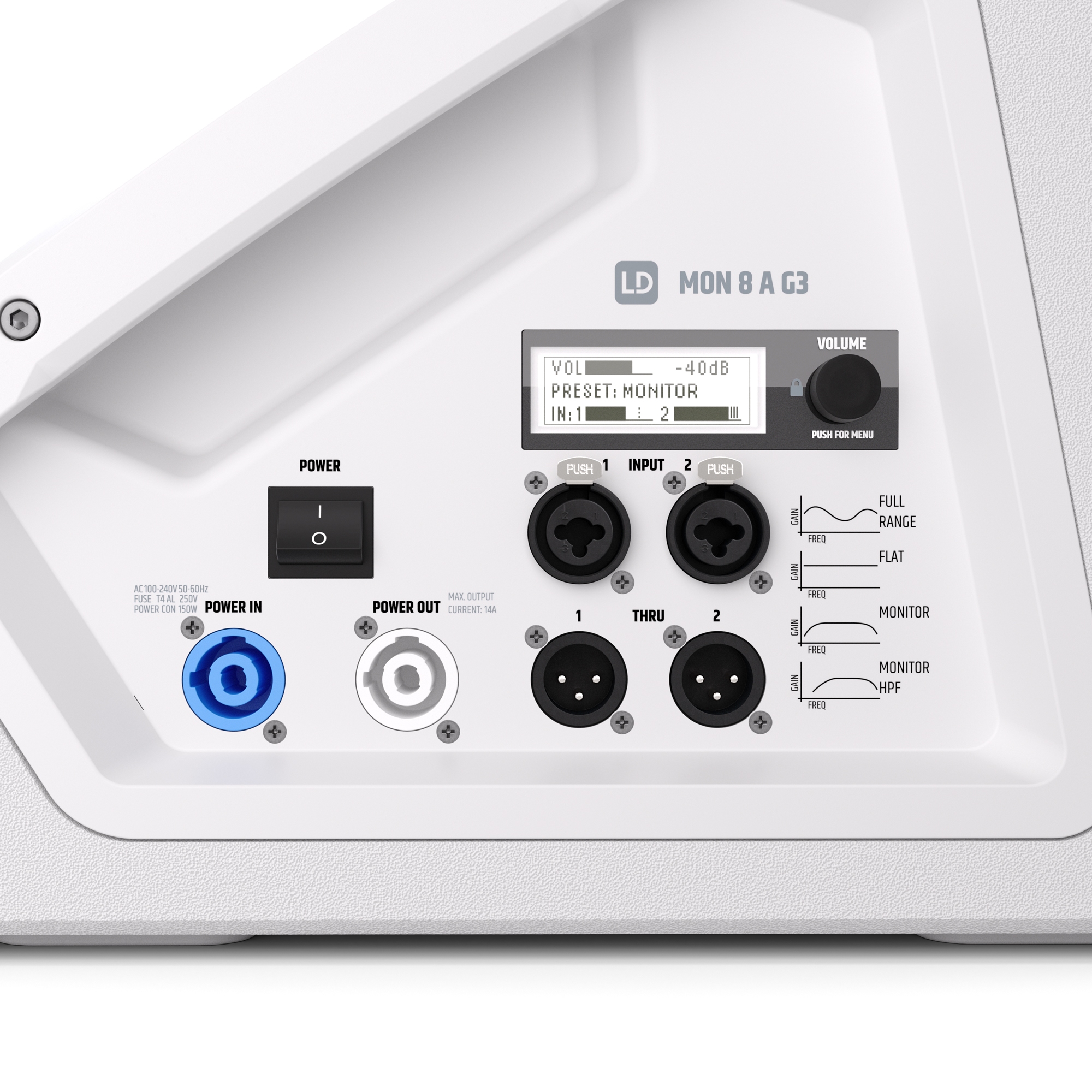 LD Systems MON 8 Actief G3 Wit