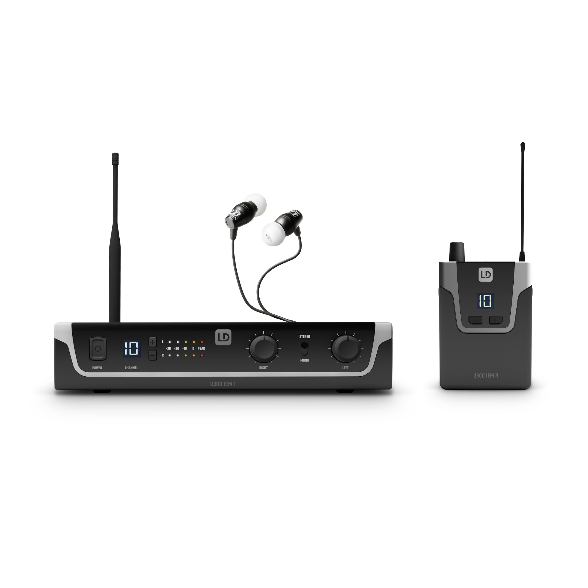 LD Systems U300 Series In-Ear Monitoring System met In-Ears