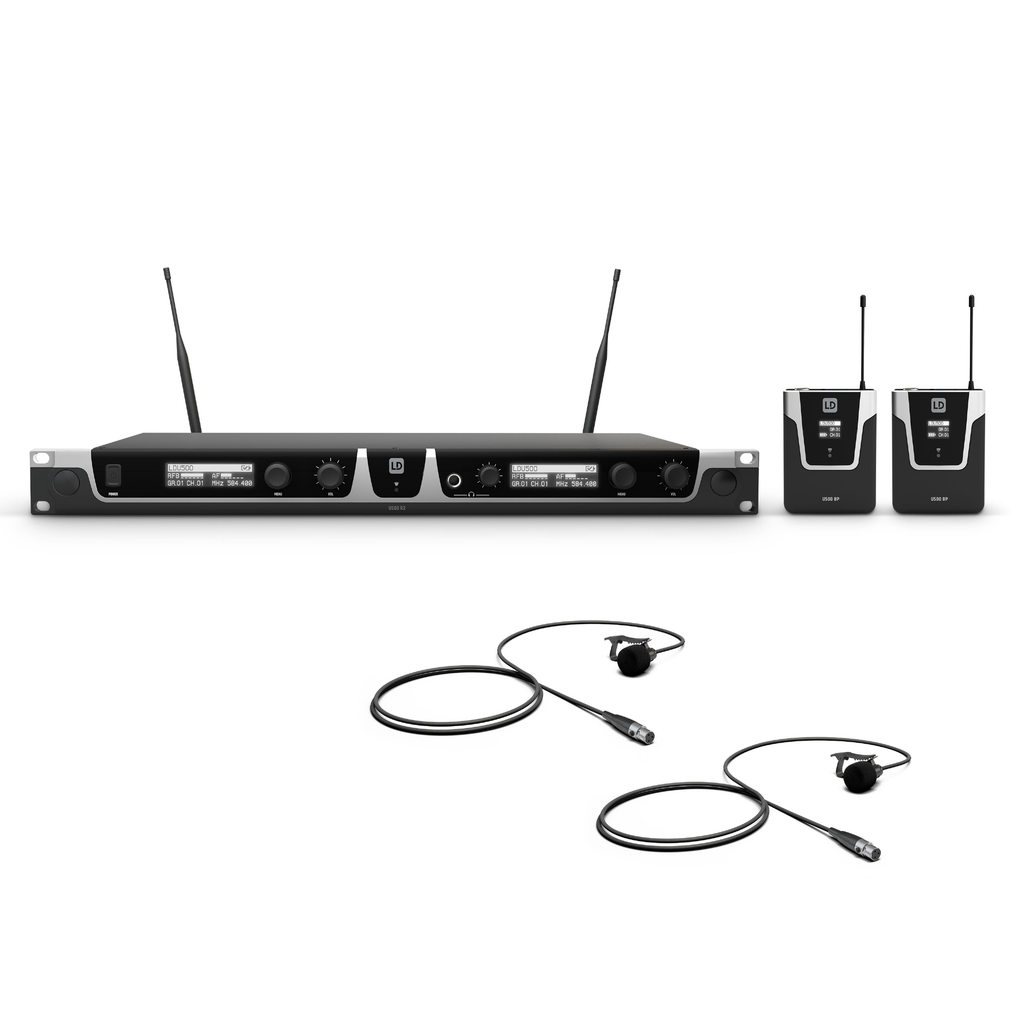 LD Systems U505 Draadloze Microfoon Series (Dubbel)