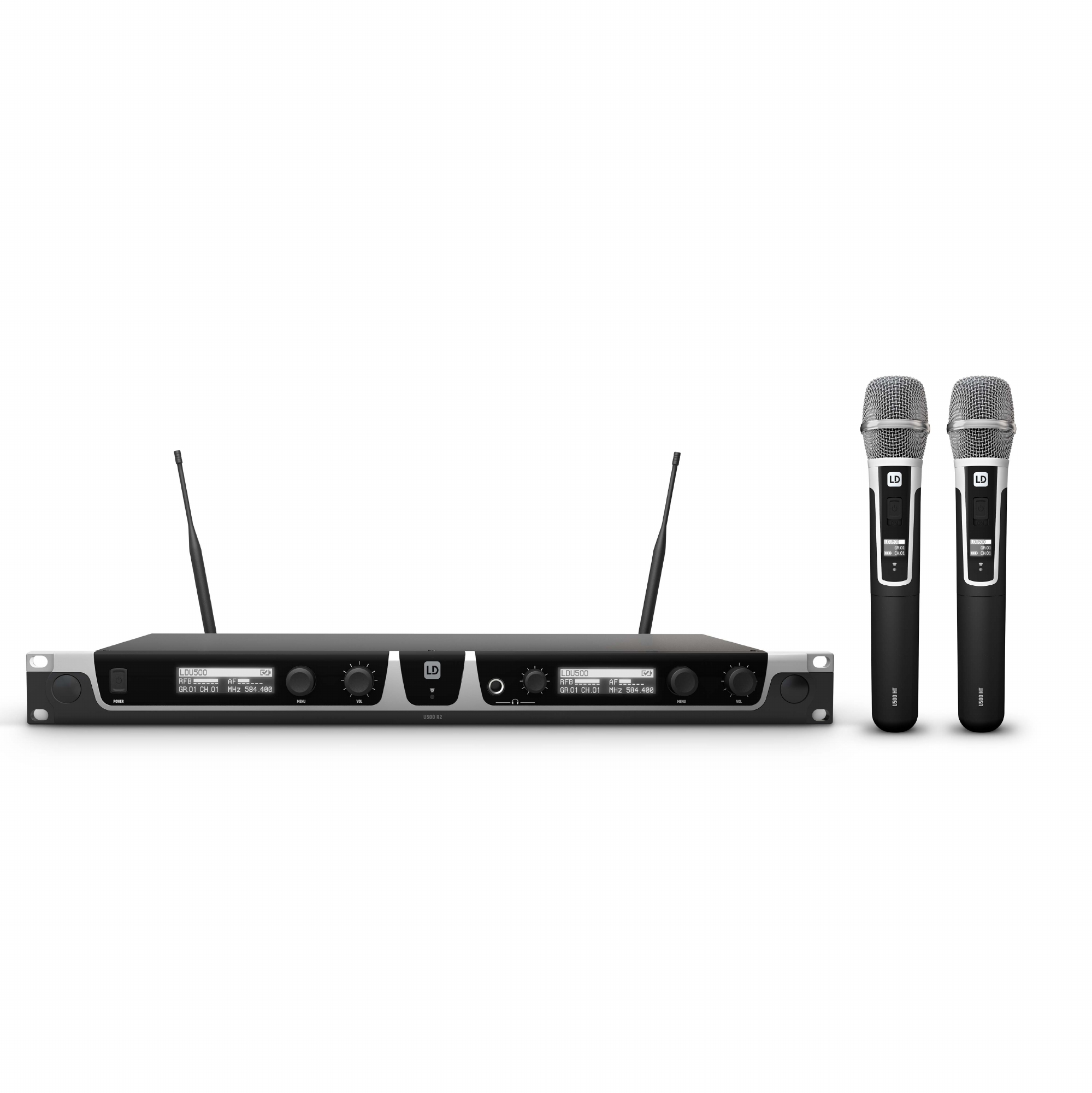 LD Systems U518 Draadloze Microfoon Series (Dubbel)