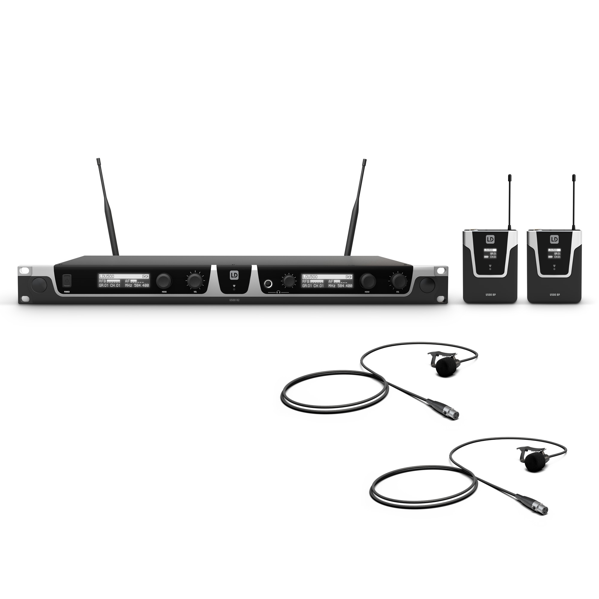 LD Systems U518 Draadloze Microfoon Series (Dubbel)
