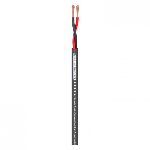 Luidsprekerkabel 2x 1.5mm² AWG16 (per meter)