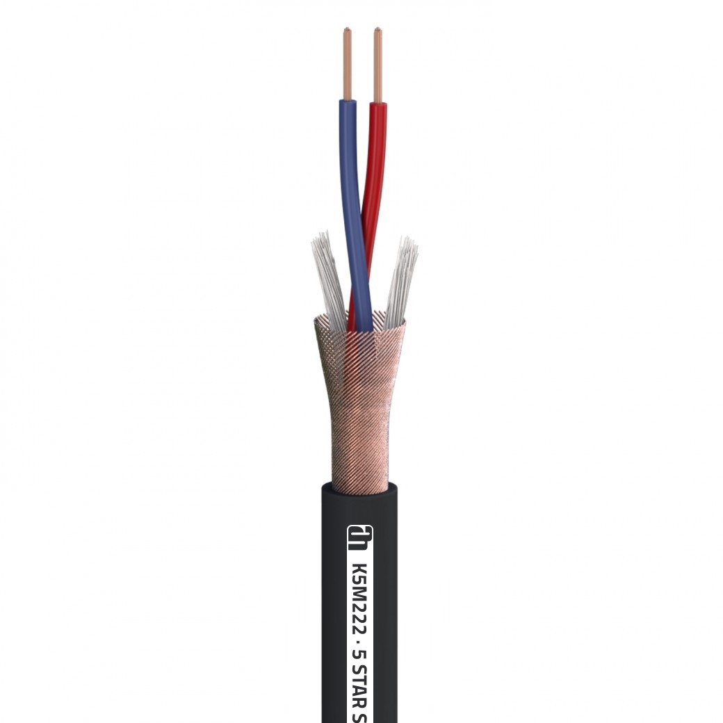 Microfoonkabel 0.22mm² AWG24 (per meter)
