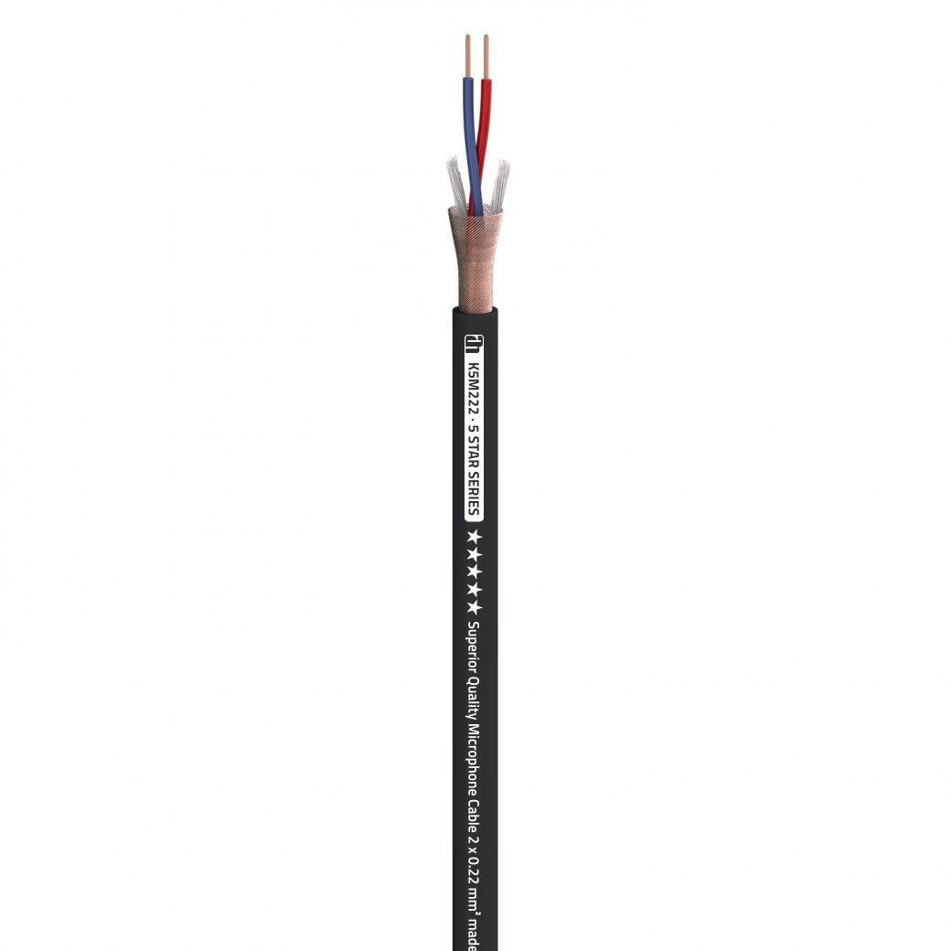 Microfoonkabel 0.22mm² AWG24 (per meter)