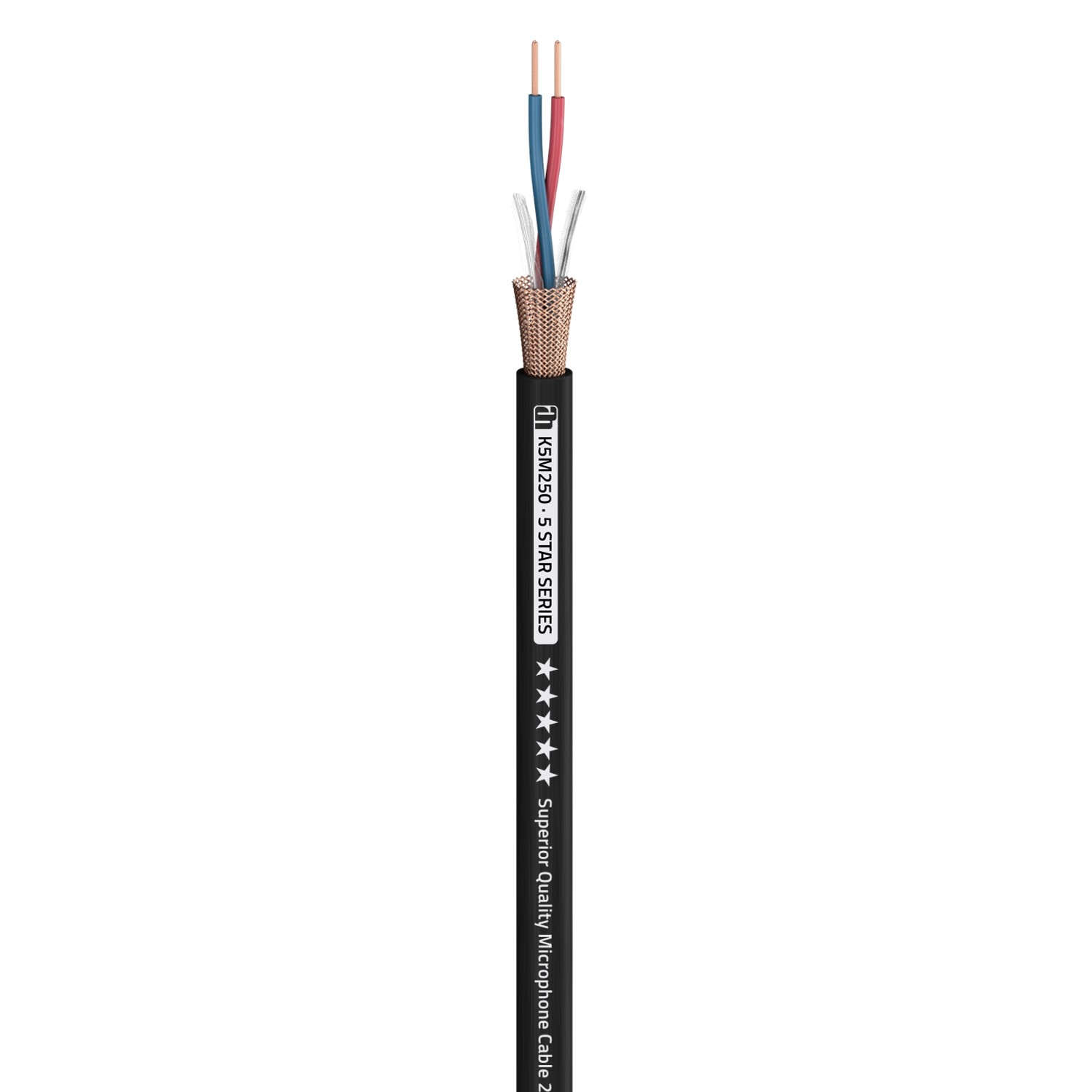 Microfoonkabel 0.50mm² AWG20 (per meter)