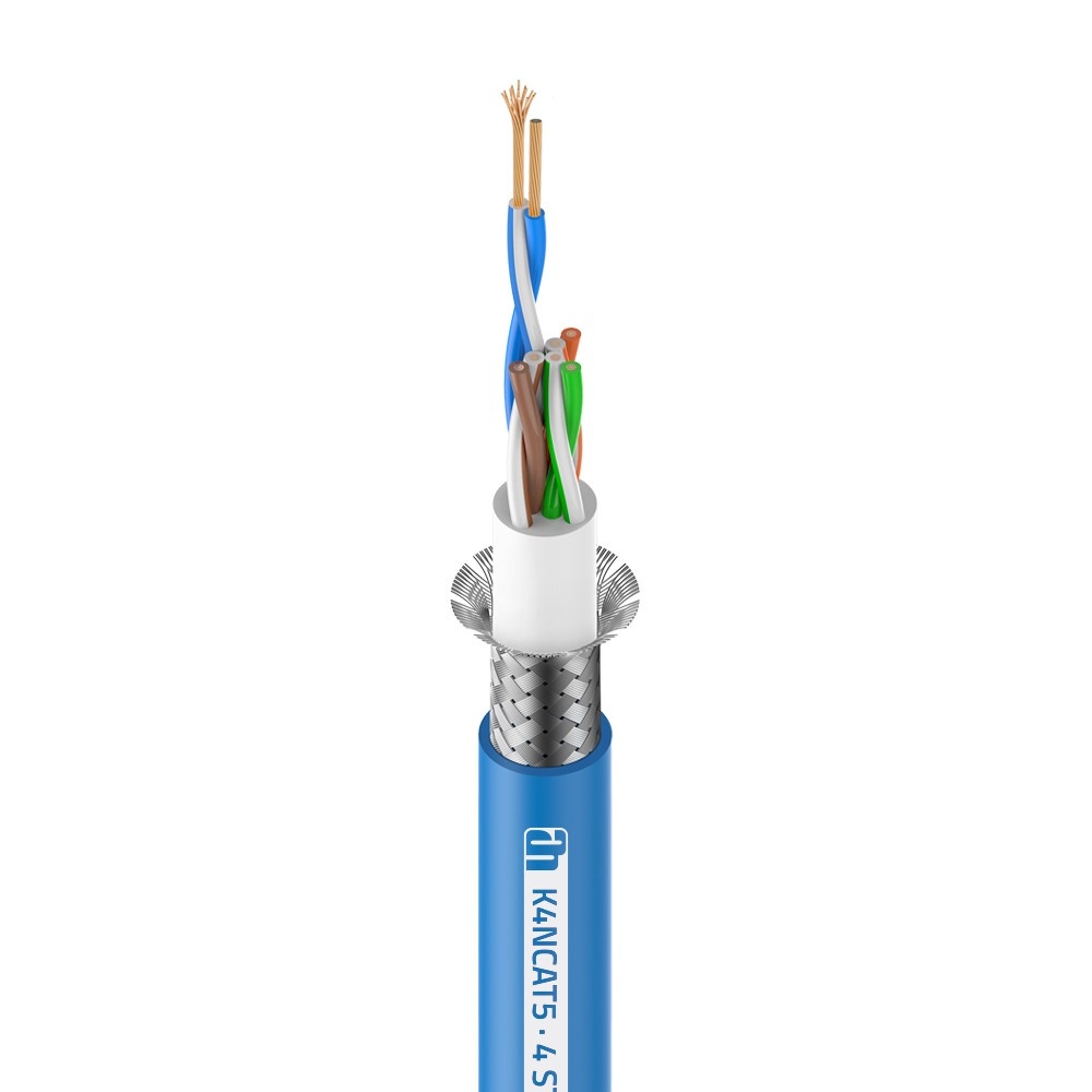 Netwerk kabel CAT5E (S/UTP) halogeenvrij