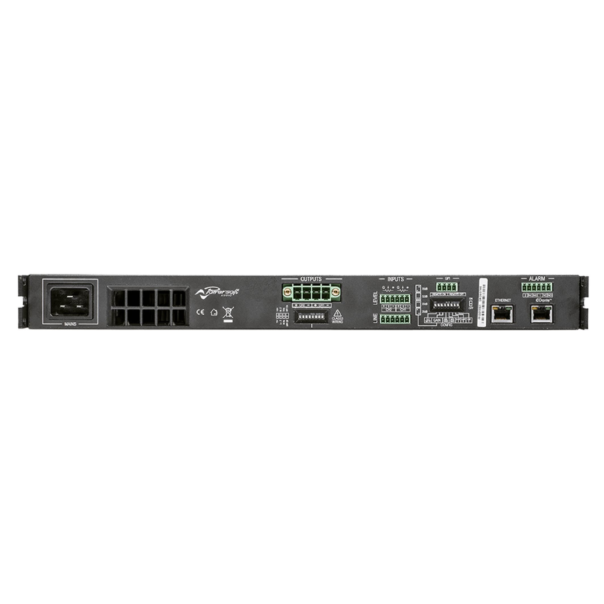 Powersoft Duecanali D6404 DSP+DANTE