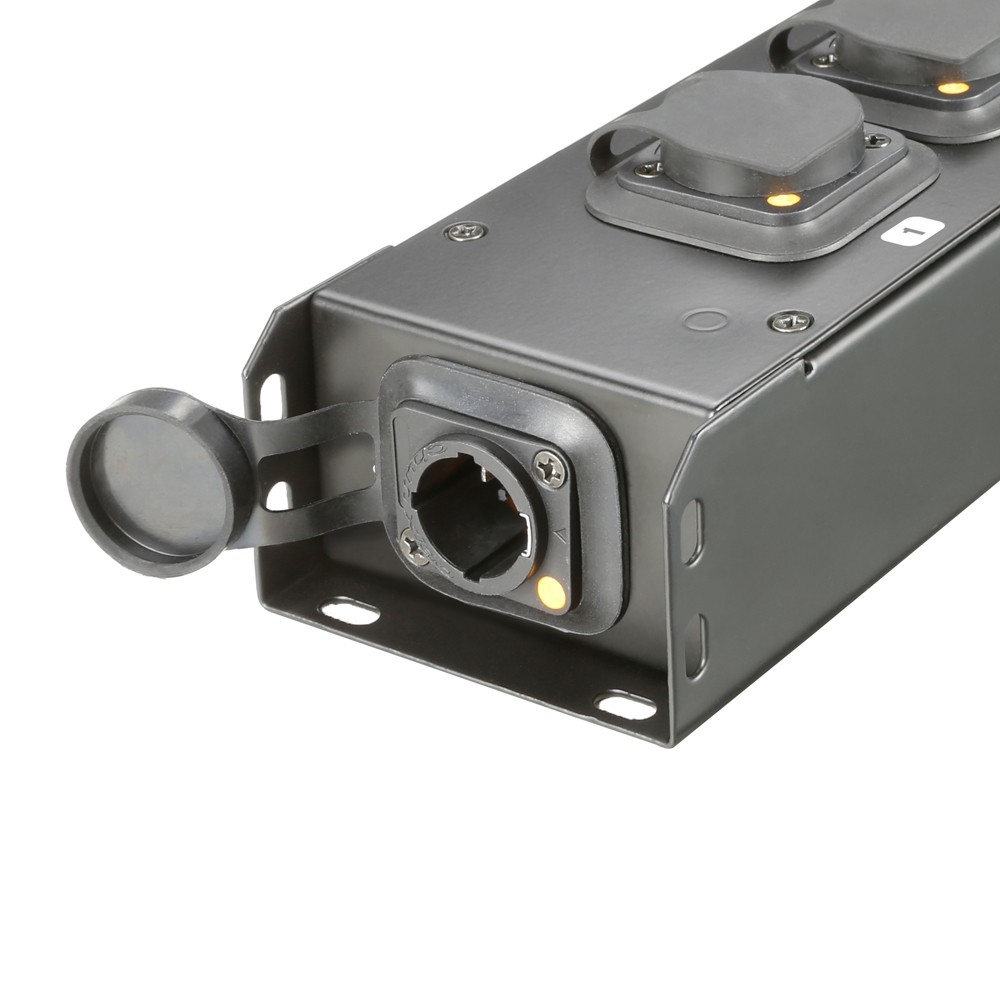 Pro Stekkerblok PowerCON TRUE1 in en 5x PowerCON TRUE1 uit