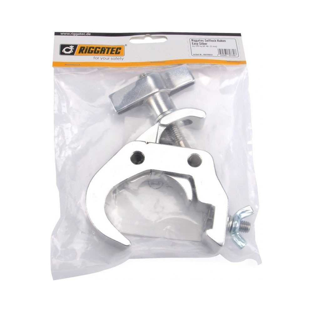 RIGGATEC Selflock Easy Hook up to 250 kg (48 - 51 mm) Zilver