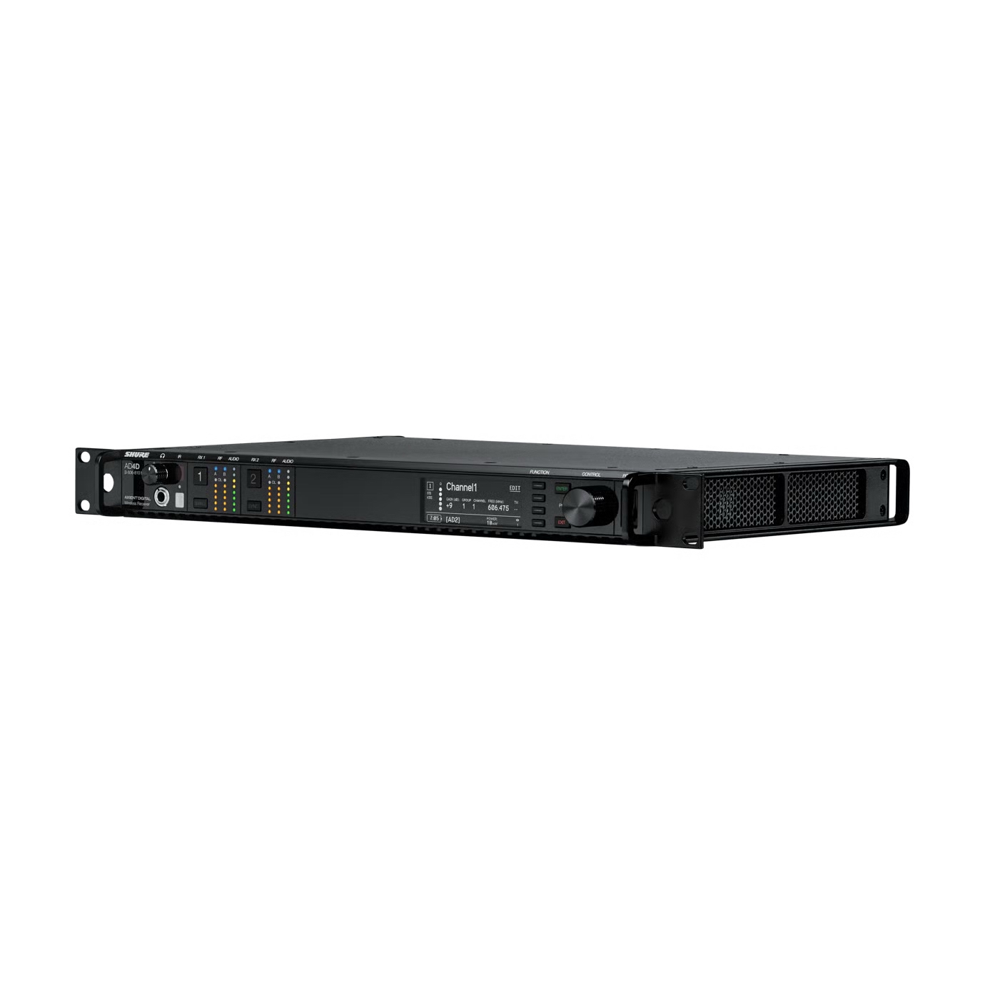 Shure AD4DE Two-Channel Digital Wireless Receiver