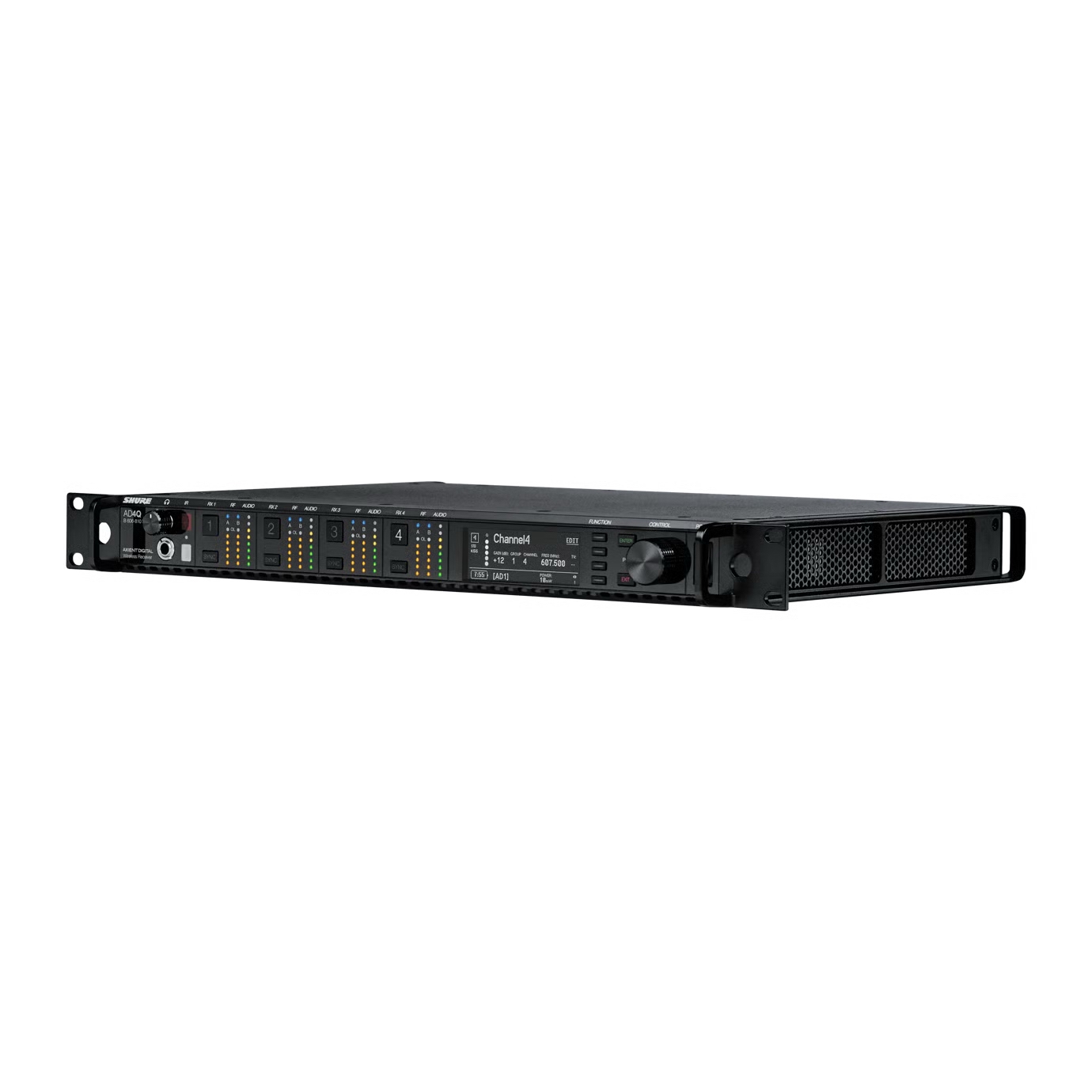 Shure AD4Q-DC,  Four-Channel Digital Wireless Receiver